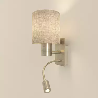 Elegant Wall Lamp: 3Dmax 2013 & Vray 3D model image 1 