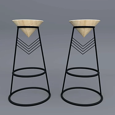 Stool Black Russian