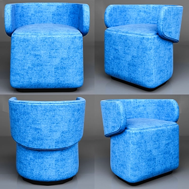 Elegant Feminine Origin Armchair 3D model image 1 