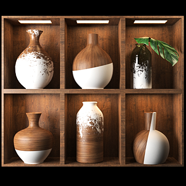 Elegant Poly Vase 3D model image 1 