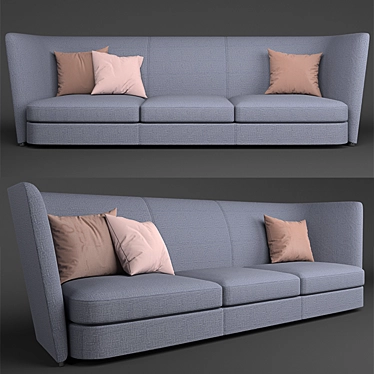 Flexform DetaiLED Sofa: UV Unwrap 3D model image 1 