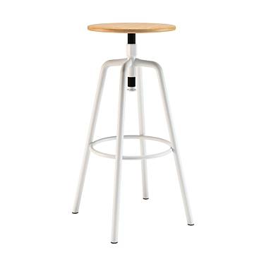 Sleek and Stylish Jankurtz Bar Stool 3D model image 1 