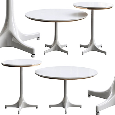 Sleek and Stylish Vitra Nelson Tables 3D model image 1 