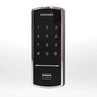 Samsung SHS-1321W: Secure Electronic Door Lock 3D model image 1 
