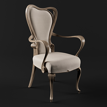 Title: Elegant CO145 Armchair for Luxurious Comfort 3D model image 1 