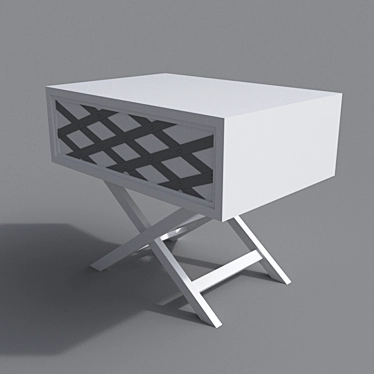 Modern 2016 Bedside Table - Vray Render - 3Ds Max & FBX Formats 3D model image 1 
