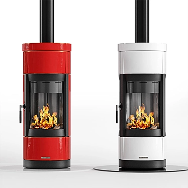 La Nordica FORTUNA: Classic Wood Burning Stove 3D model image 1 