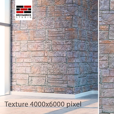 Seamless High-Detail Stone Texture 3D model image 1 