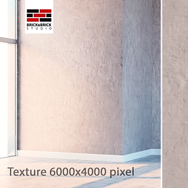 Seamless High Detail Plaster 3D model image 1 