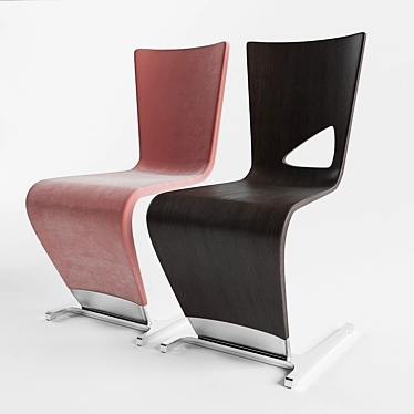 Sleek and Stylish Roche Bobois Chair 3D model image 1 