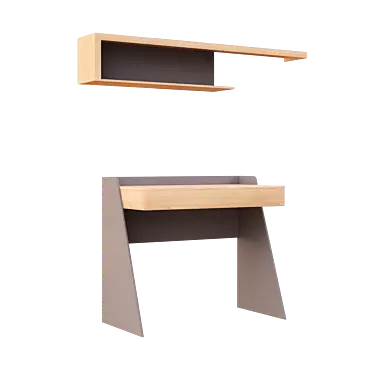 Neon Shelf, Perseus Computer Desk 3D model image 1 