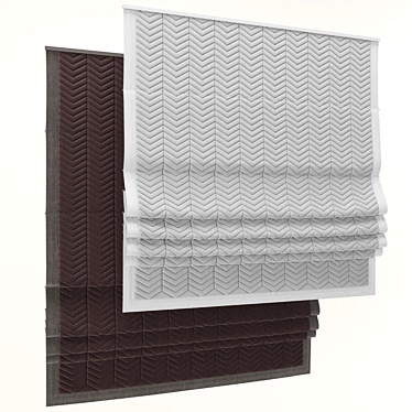 Elegant Roman Blind 58 3D model image 1 