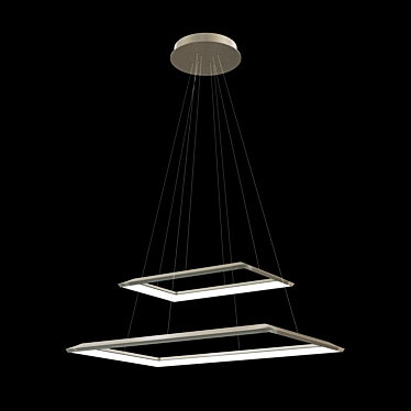 Innovative Tilted Design Pendant 3D model image 1 