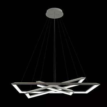 Sleek-Tilted Luchera Designer Light 3D model image 1 