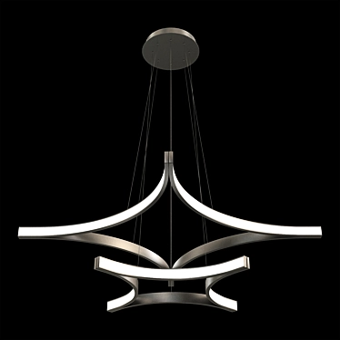 Modern LED Ceiling Light: Luchera TLRO2 3D model image 1 
