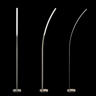 Modern LED Floor Lamp 3D model image 1 