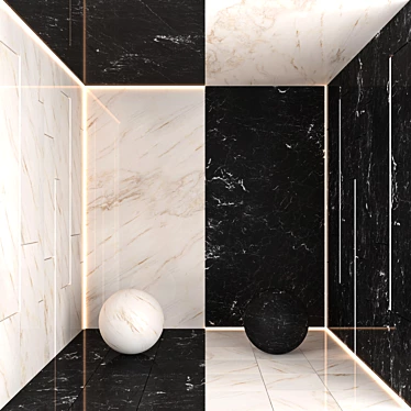 Elegant Marble Collection 3D model image 1 