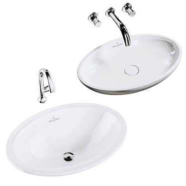  Stylish Villeroy & Boch Sink 3D model image 1 