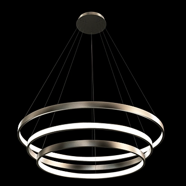 Modern LED Designer Chandelier 3D model image 1 