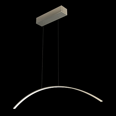 Modern Loft LED Linear Chandelier 3D model image 1 