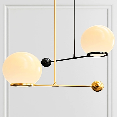 Modern LED Globe Pendant Light 3D model image 1 