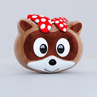 Adorable Bear Plush Toy 3D model image 1 