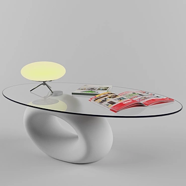 Modern Coffee Table: Orfeo 3D model image 1 