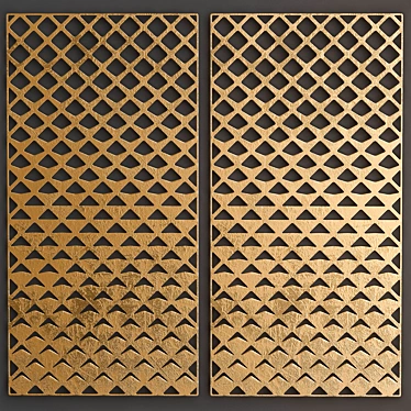 Metal Panel Sheets 3D model image 1 