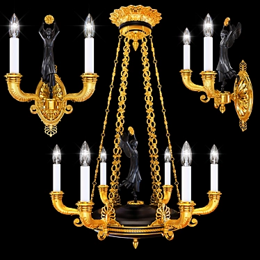 Chandelier Arizzi CL48 / 6 + sconce Arizzi CL48 / 2 / AP