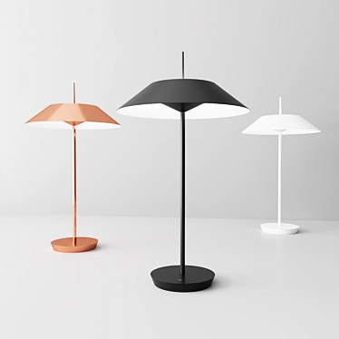 Elegant MAYFAIR Table Lamp by Vibia 3D model image 1 