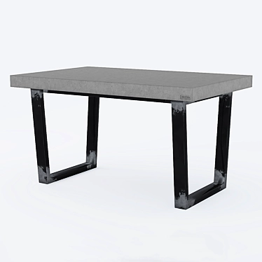 Minimalistic Hardkea Table 3D model image 1 