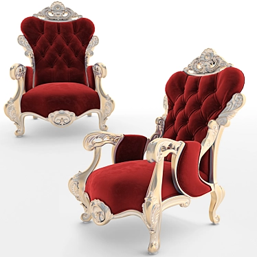 Cozy Elegance: Ambiance Armchair 3D model image 1 