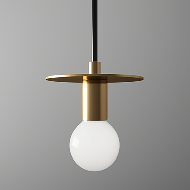 Satellite Pendant Light: Sleek Design 3D model image 1 