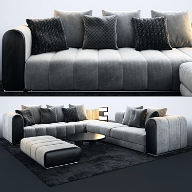 Modern Design Sofa Set 3D model image 1 
