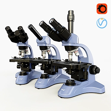 Levenhuk Microscopes: Advanced Tools for Home and Lab 3D model image 1 