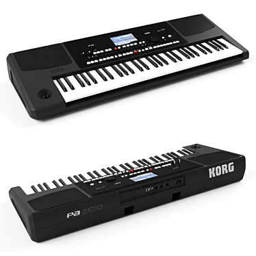 KORG PA300: Powerful, Professional Music Workstation 3D model image 1 