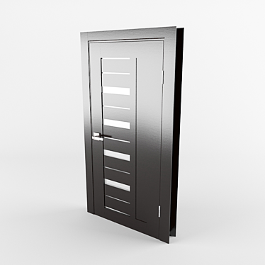 Title: Premium Wooden Door 3D model image 1 