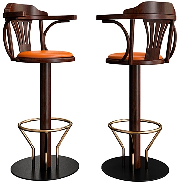 Swivel Bar Stool Forti Giorgio 3D model image 1 