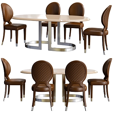 Modern Table FORM PRINCE 3D model image 1 