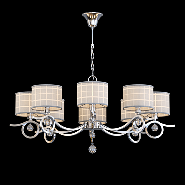 Freya Bertrand Chandelier - Elegant Lighting Fixture 3D model image 1 