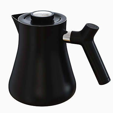 Sleek Raven Tea Kettle 3D model image 1 