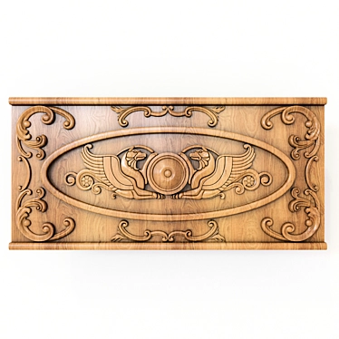 Chic CNC Decorative Molding 3D model image 1 