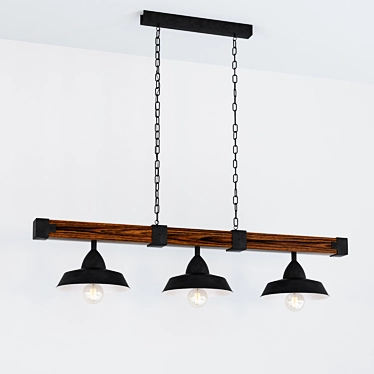 EGLO OLDBURY Pendant Light Set 3D model image 1 
