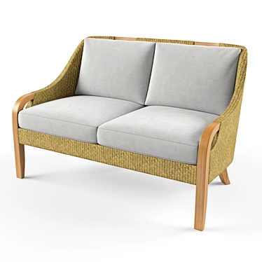 Luxury Edgewood Lane Venture Sofa 3D model image 1 