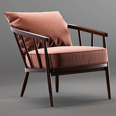 John Lewis Croft Frome Armchair - Stylish and Comfortable 3D model image 1 