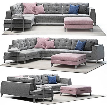 Pianca Time Corner Sofa 3D model image 1 