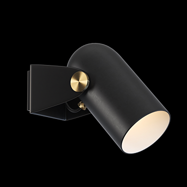 Sleek Bullet Lamp: Modern Design 3D model image 1 