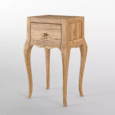 Villagio Bedside Table - Sleek and Stylish 3D model image 1 