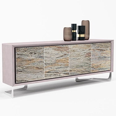 Luxury Azimut Cabinet 3D model image 1 