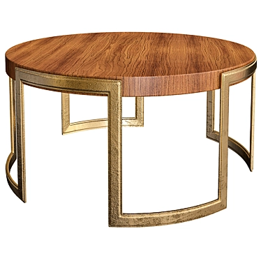 Bertrand Circular Coffee Table 3D model image 1 